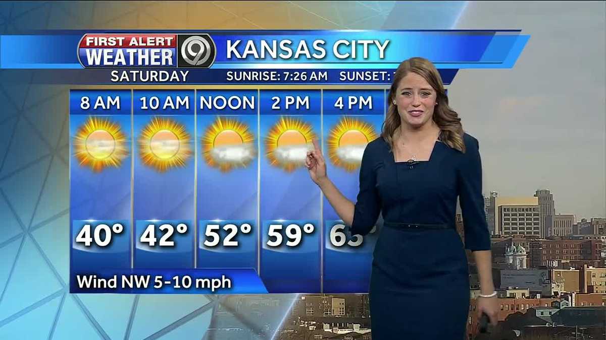 Saturday will be mostly sunny, highs in low 60s