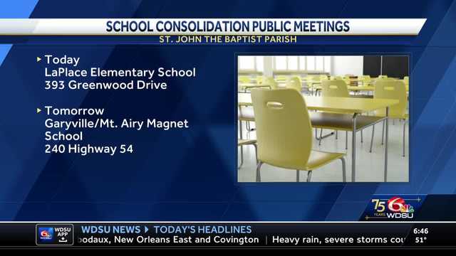 St. John the Baptist Parish schools consolidation plan meetings - Vimarsana News