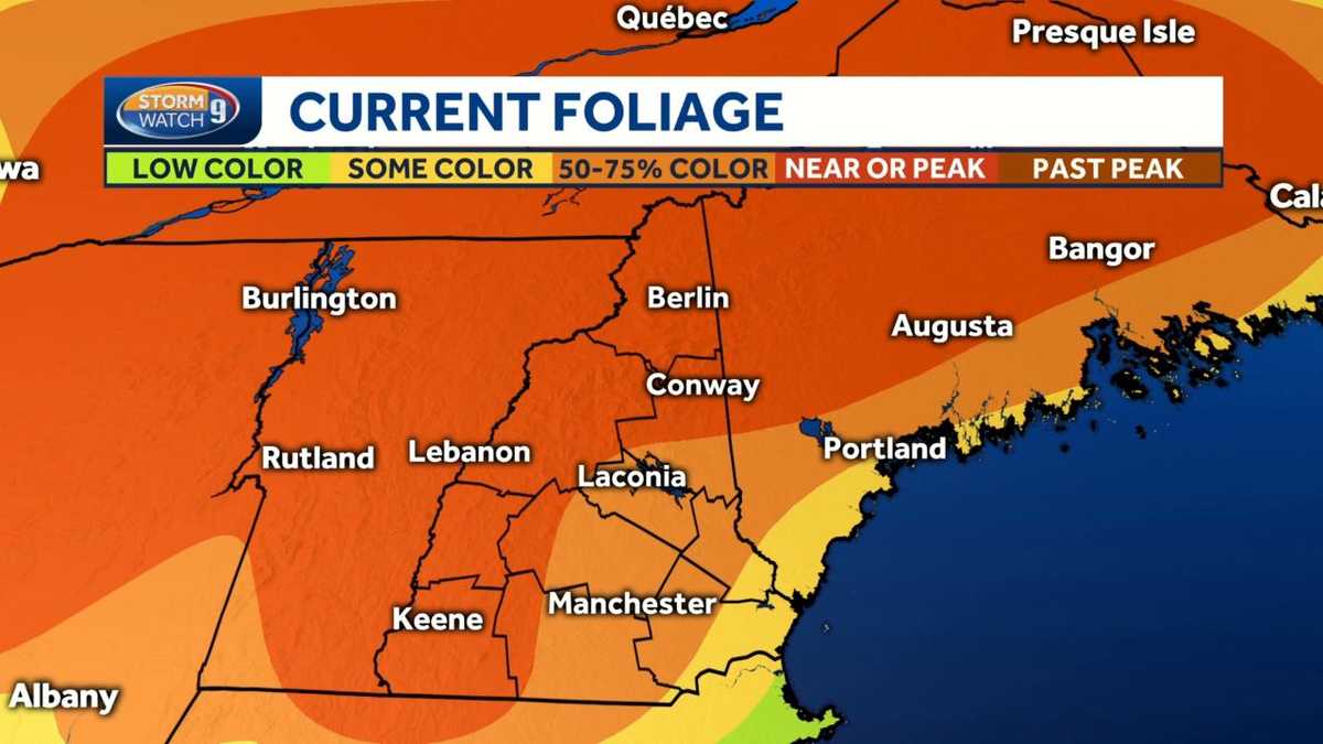 Fall foliage report Impressive autumn colors seen across much of NH