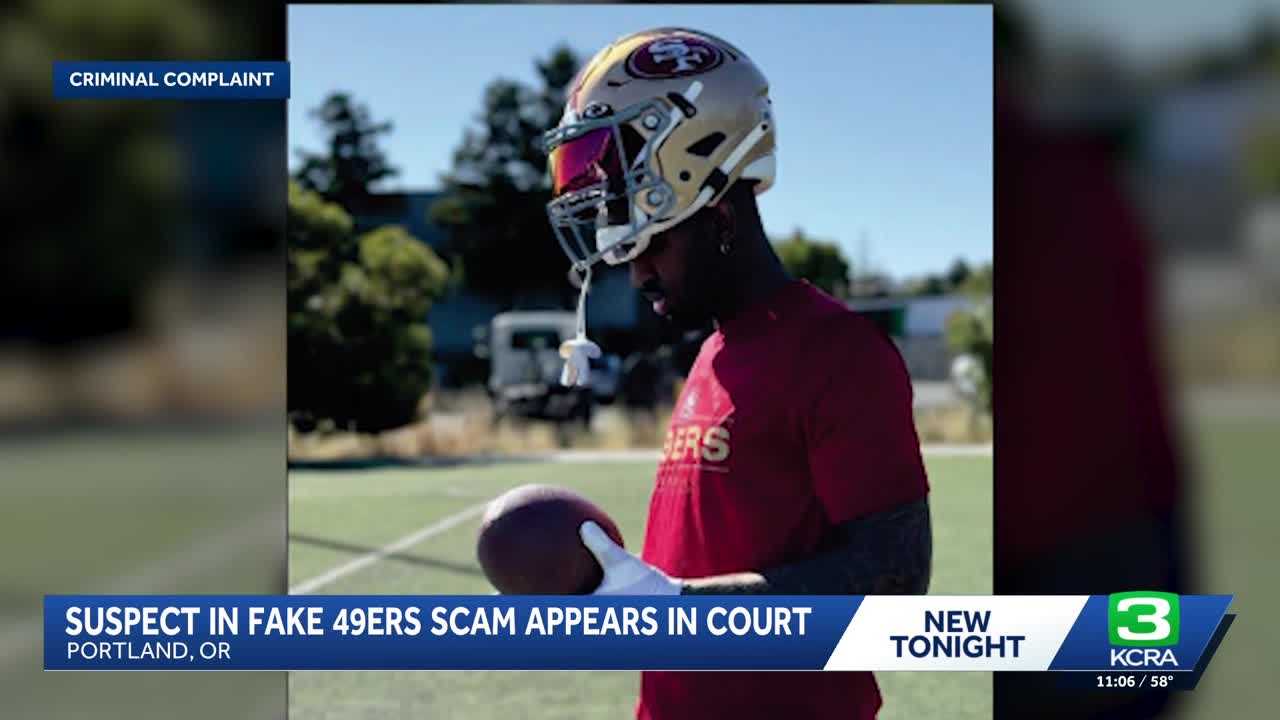 Northern California man accused of posing as 49ers player appears in court