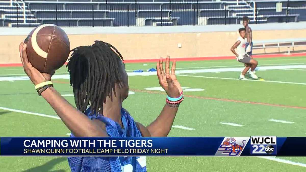 Savannah State holds Football Camp at Memorial Stadium