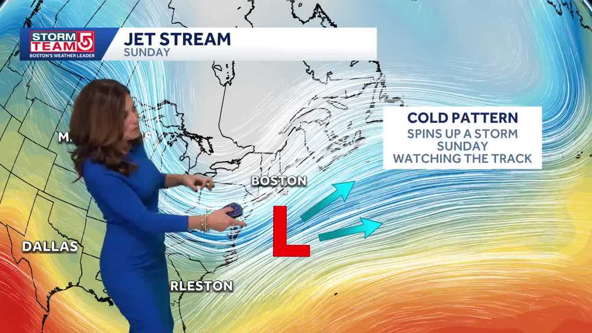Video: Cold today with spotty evening snow showers, rain tomorrow