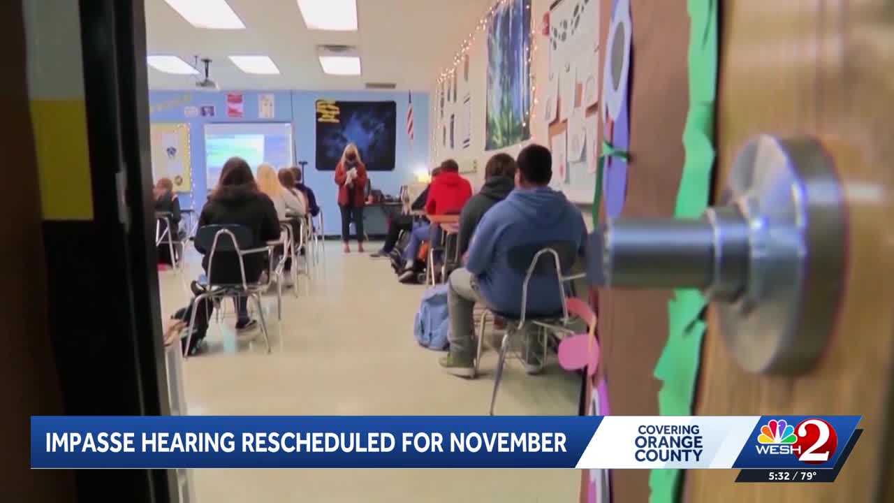 wesh.com - Orange County Public Schools suspends special impasse hearing