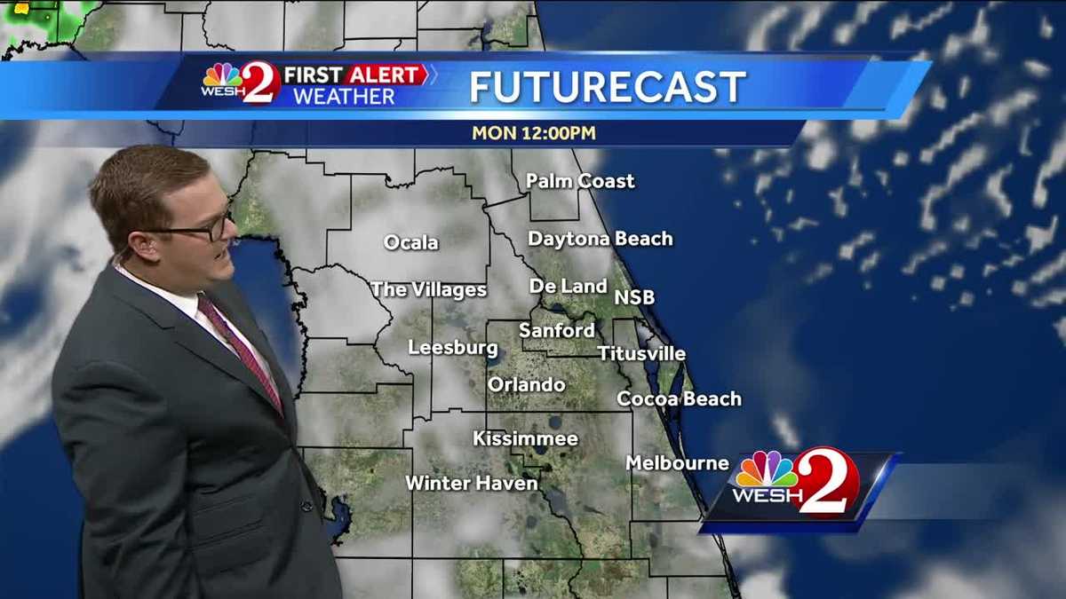 A Few Storms Possible Monday