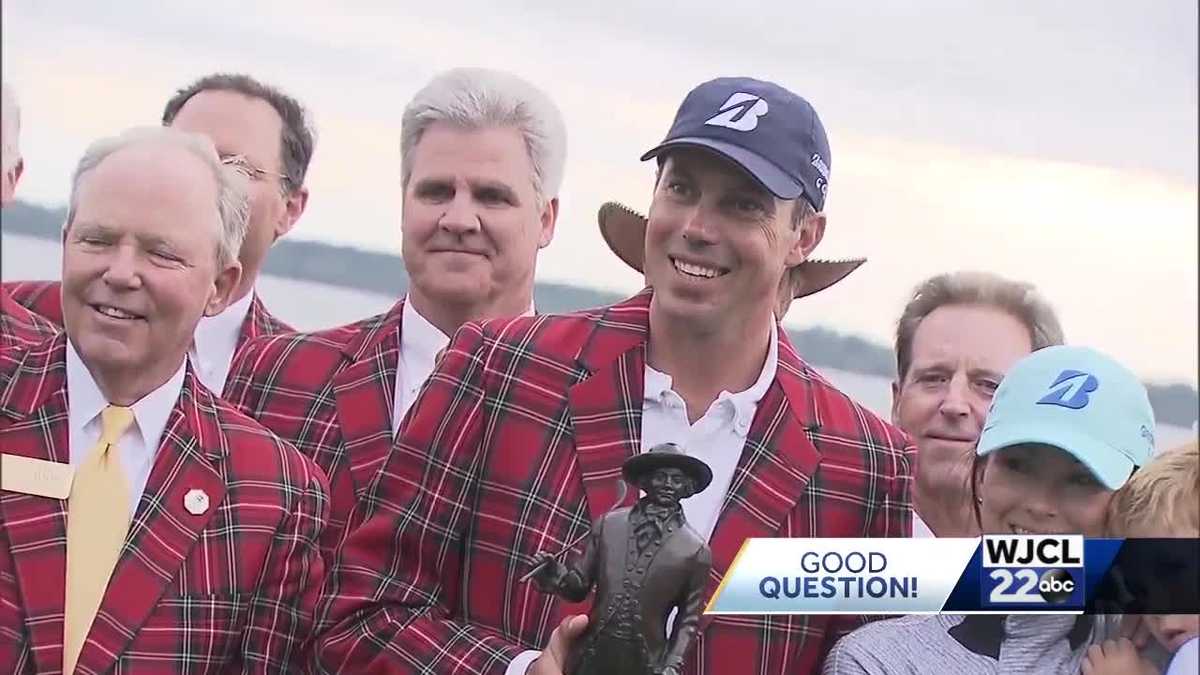 Why does the winner of Hilton Head's RBC Heritage win a plaid jacket