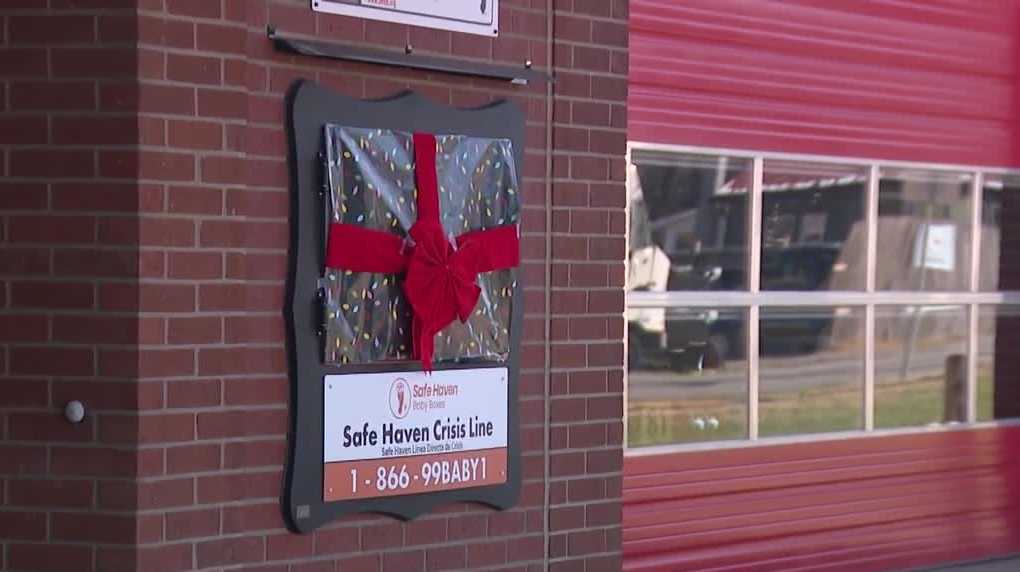 Kentucky's 69th baby box installed at the Fairdale Fire Department