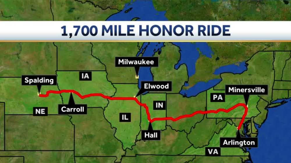 Veteran biking 1,700 miles to honor fallen paratroopers