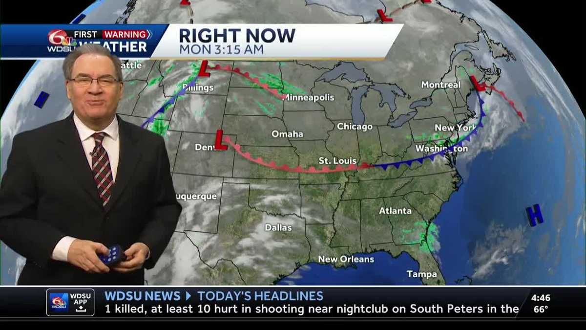 Muggy mornings, warm afternoons, rain for part of the weekend