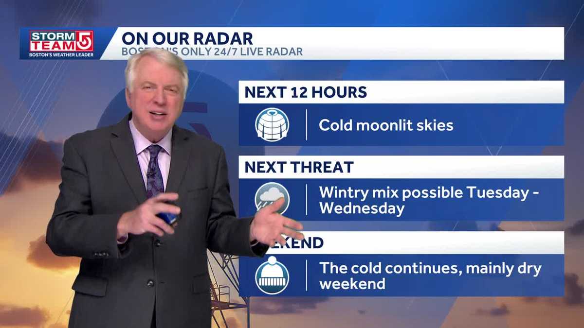Video: Cold weekend ahead, light snow possible