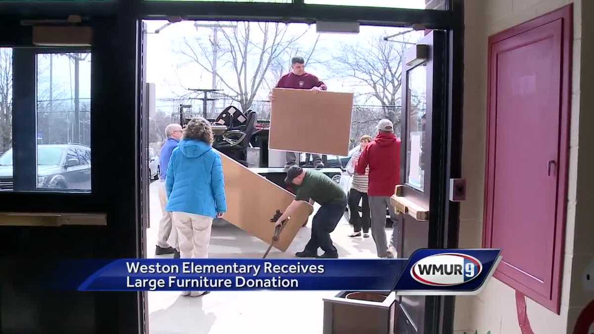 Weston Elementary receives large furniture donation