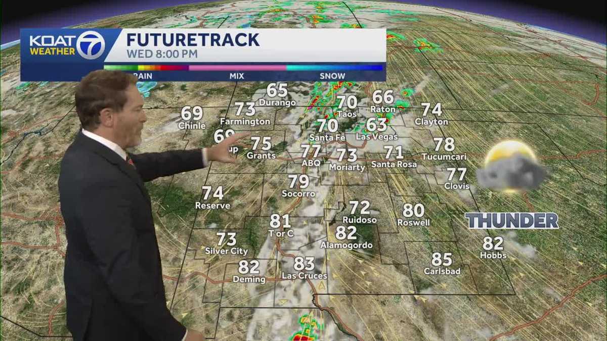 Storm could bring heavy rainfall to parts of New Mexico Wednesday