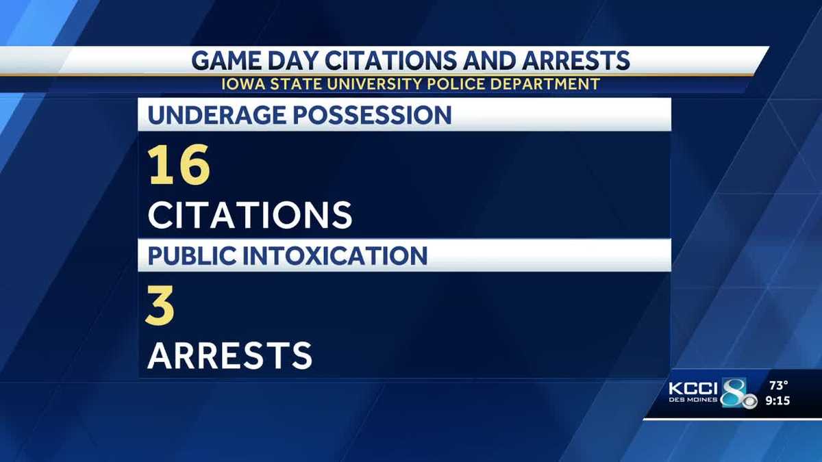 Iowa State University police report busy game day during Cyclones' victory over South Dakota