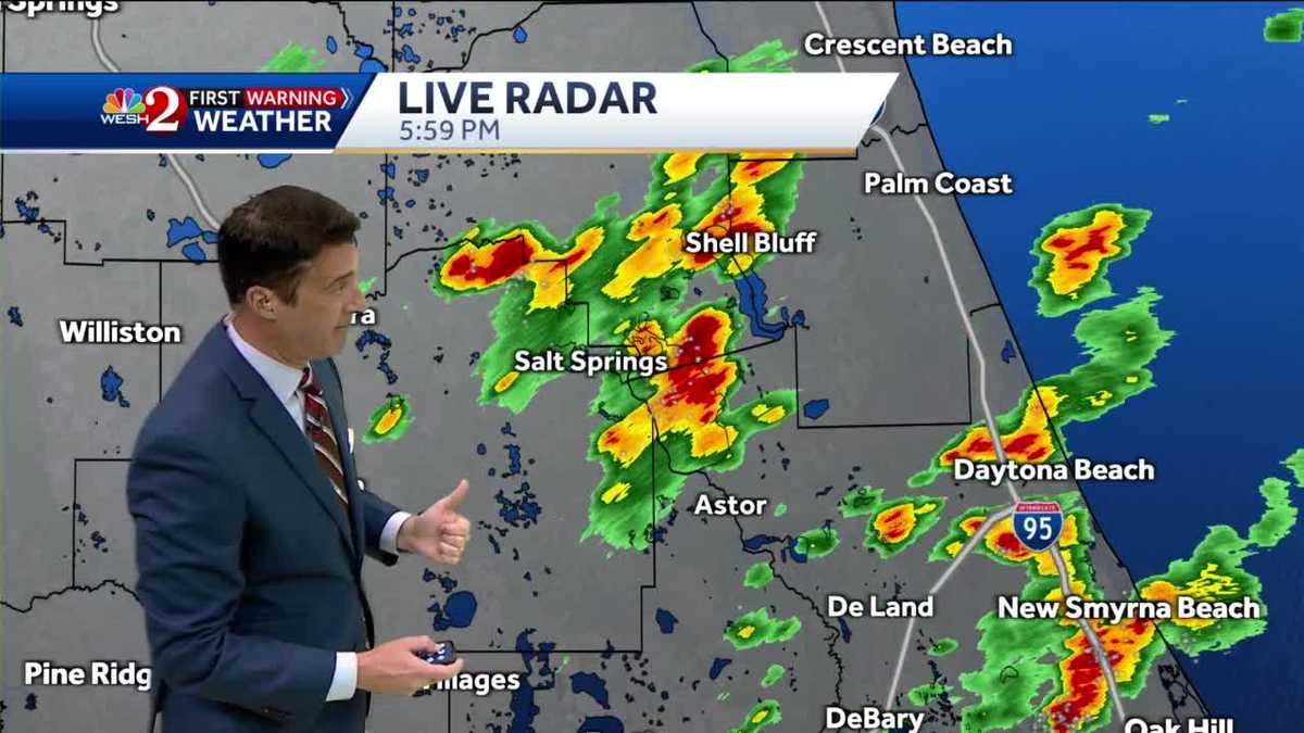 Storms firing up throughout Central Florida