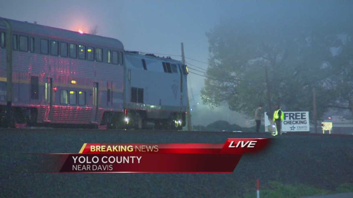 Woman hit, killed after being hit by commuter train near Davis