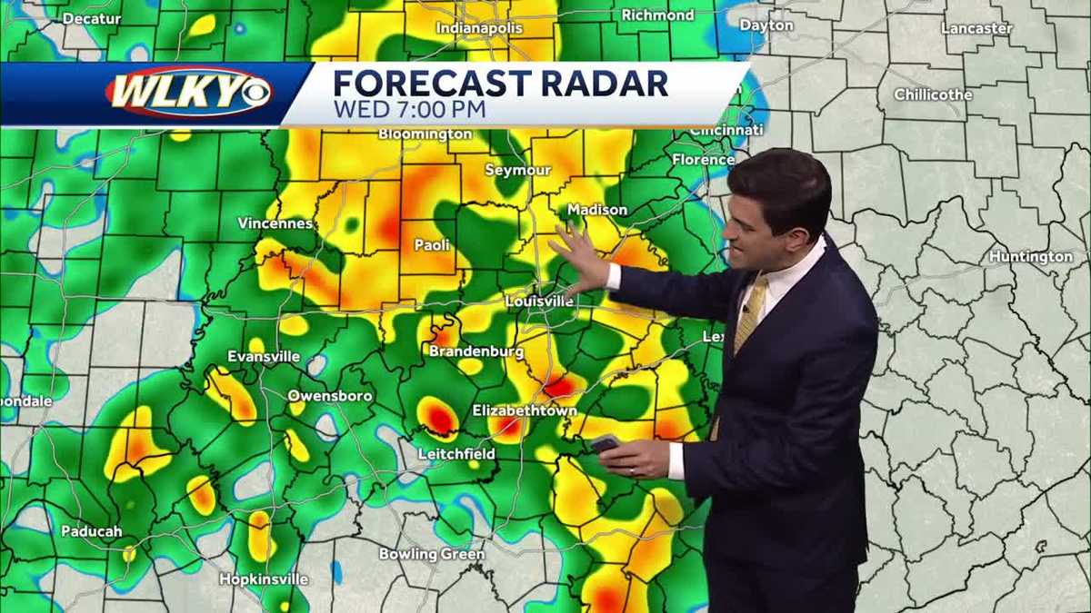 Soaking showers expected late Wednesday