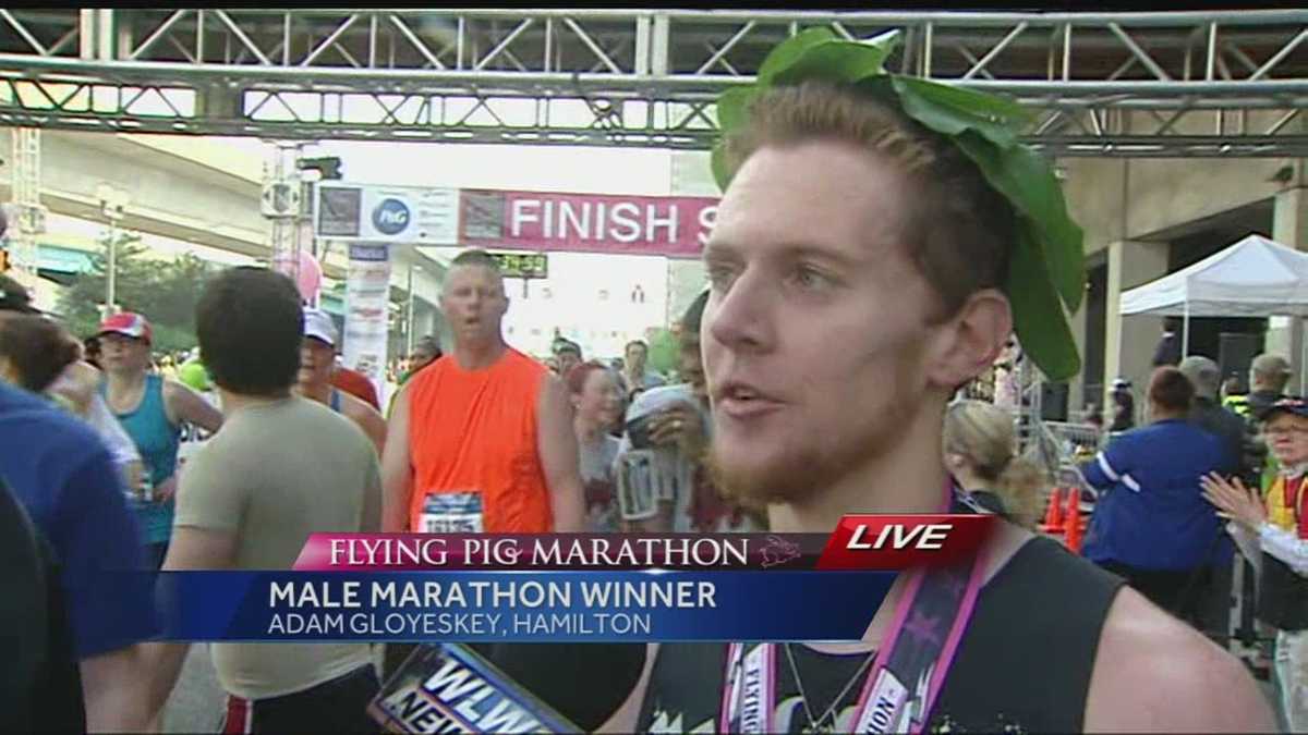 2015 Flying Pig Marathon male winner Adam Gloyeske