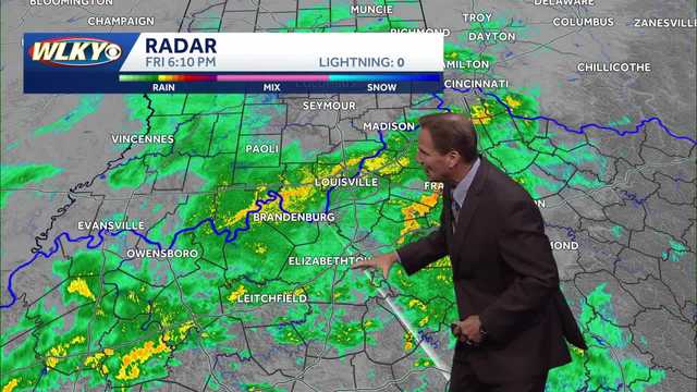 Rain tonight but turning drier as we push through Saturday