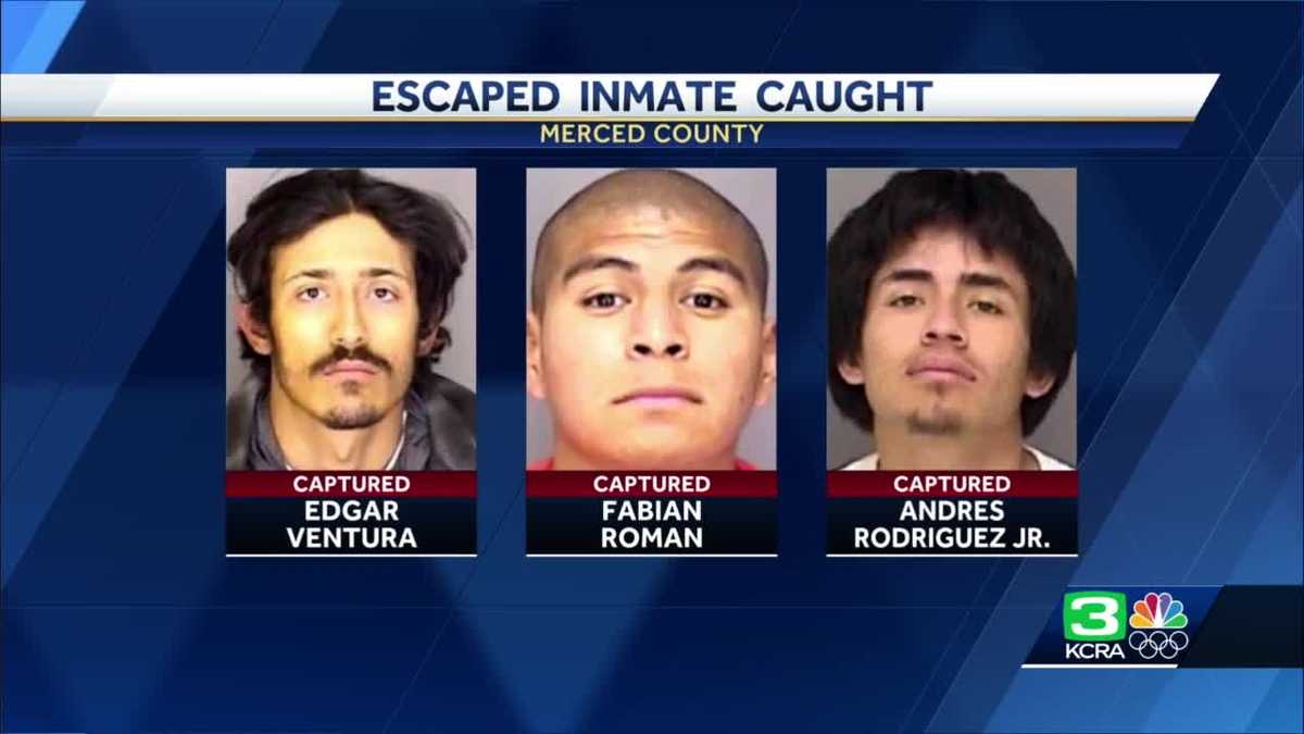 3 of 6 inmates who escaped California jail are caught