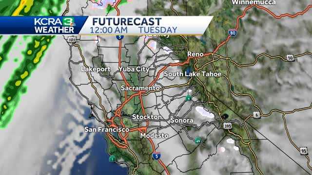 Cloudy skies followed by rain to start the week