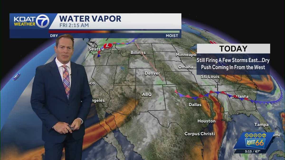 Watching Eastern New Mexico for severe storms while we monitor the west for fire danger and Red Flag Warnings