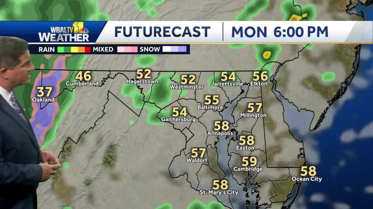 Rain ends this evening with cool, cloudy week ahead