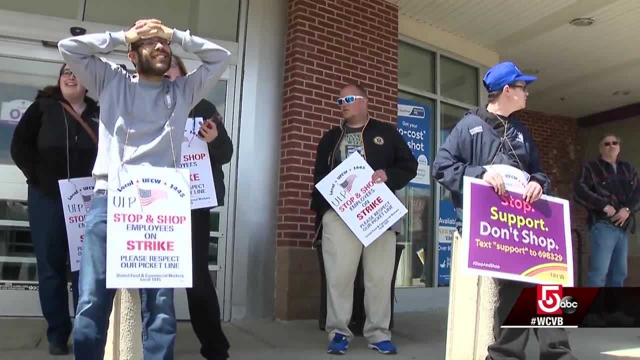 Thousands Of Stop And Shop Union Workers Go On Strike, Walk Off Job