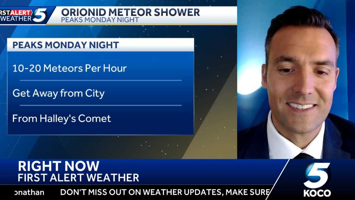 Meteor shower peaks tonight over Oklahoma