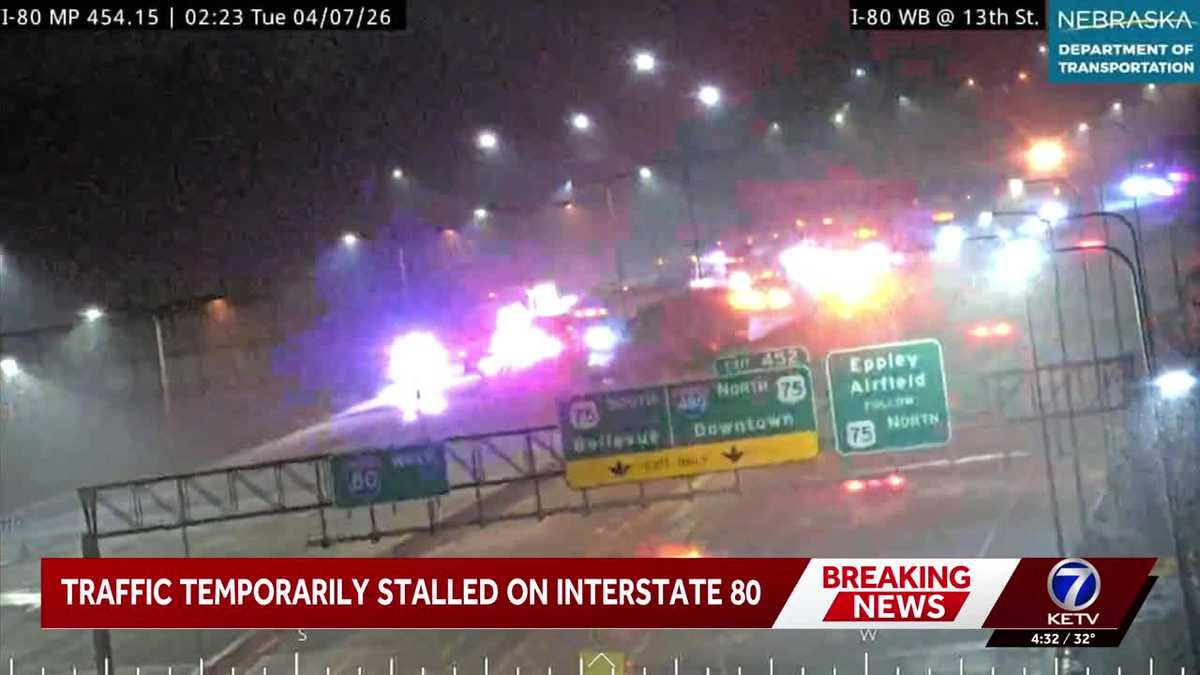 Truck crash causes major traffic backup on I-80 Tuesday