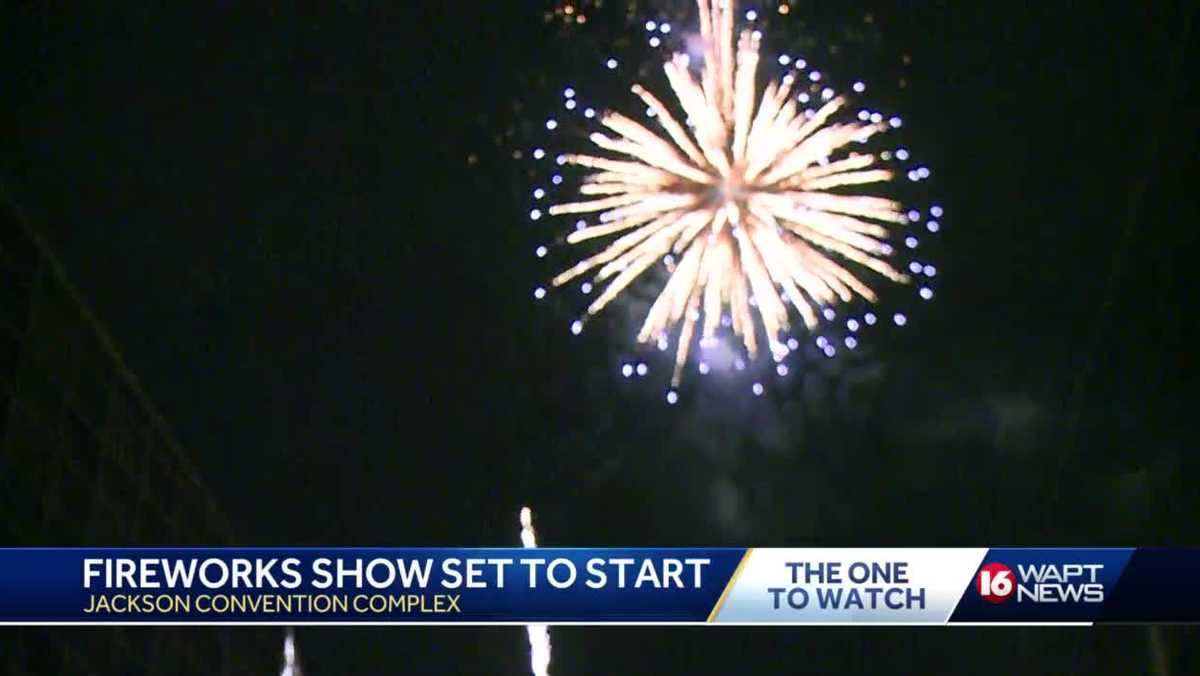 Fireworks mark celebration of in downtown Jackson