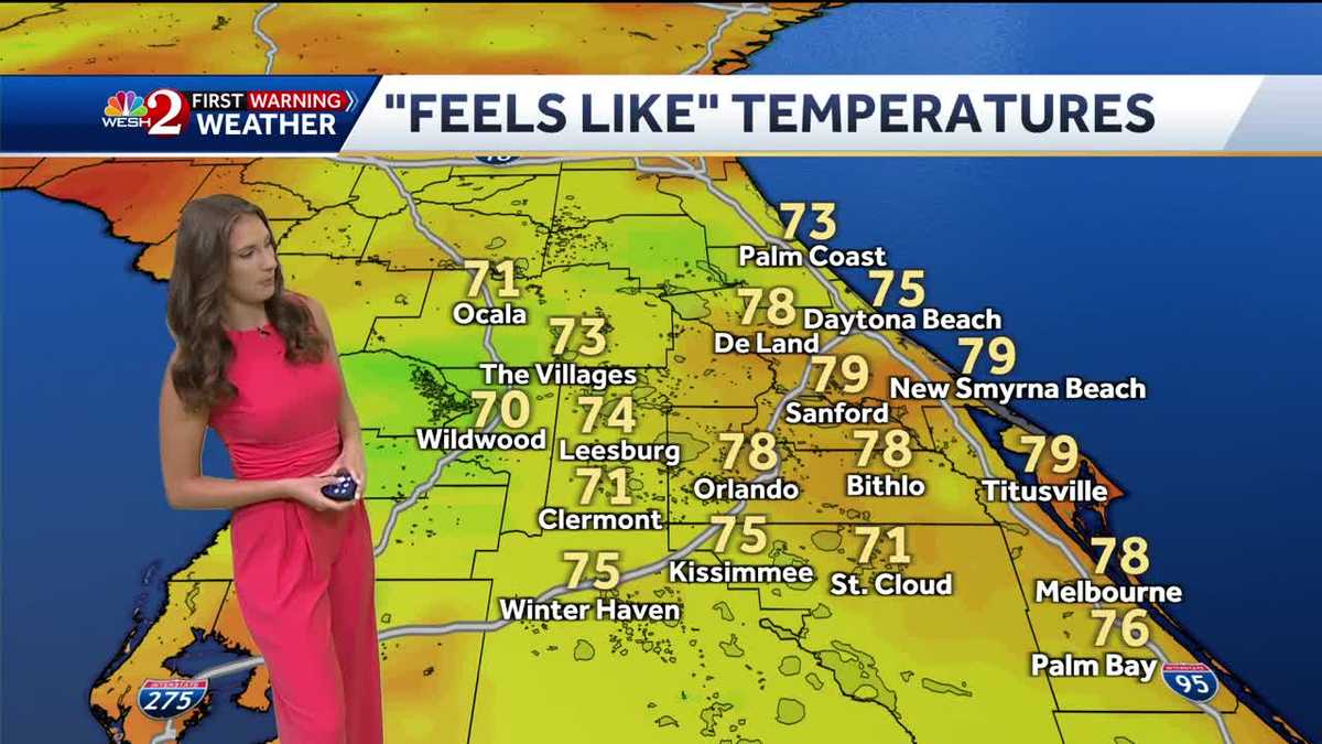 Central Florida temperatures to hover around record highs Tuesday