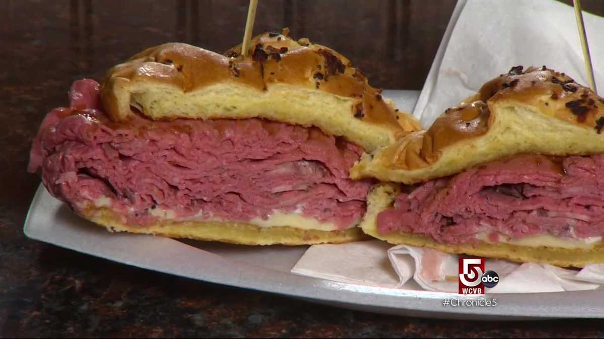 Find sky high roast beef sandwiches at this Boston eatery