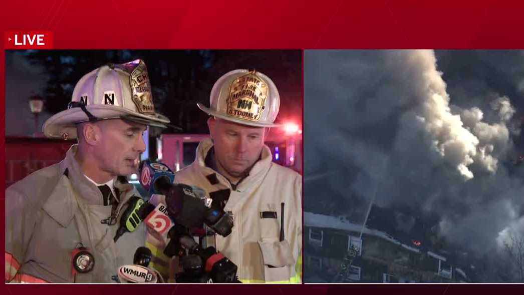Video: Officials hold press conference about Nashua explosion - WMUR
