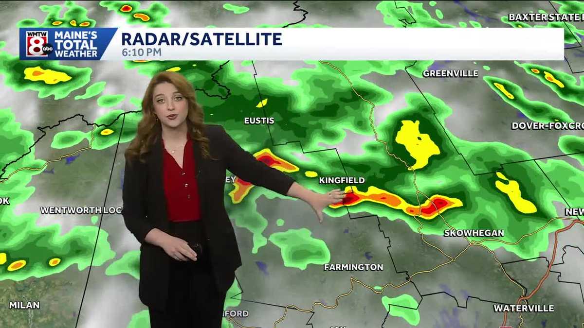 Rain increases across Maine Monday