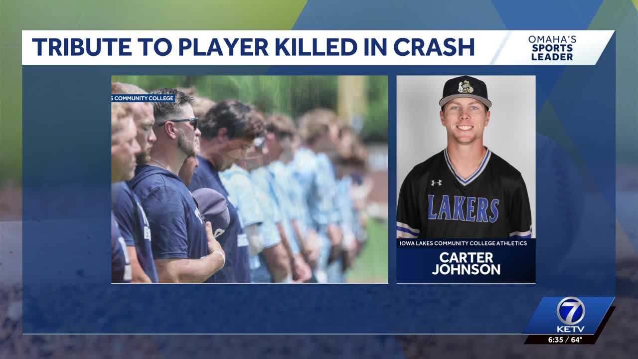 World Series tribute honors Carter Johnson from Iowa Lakes