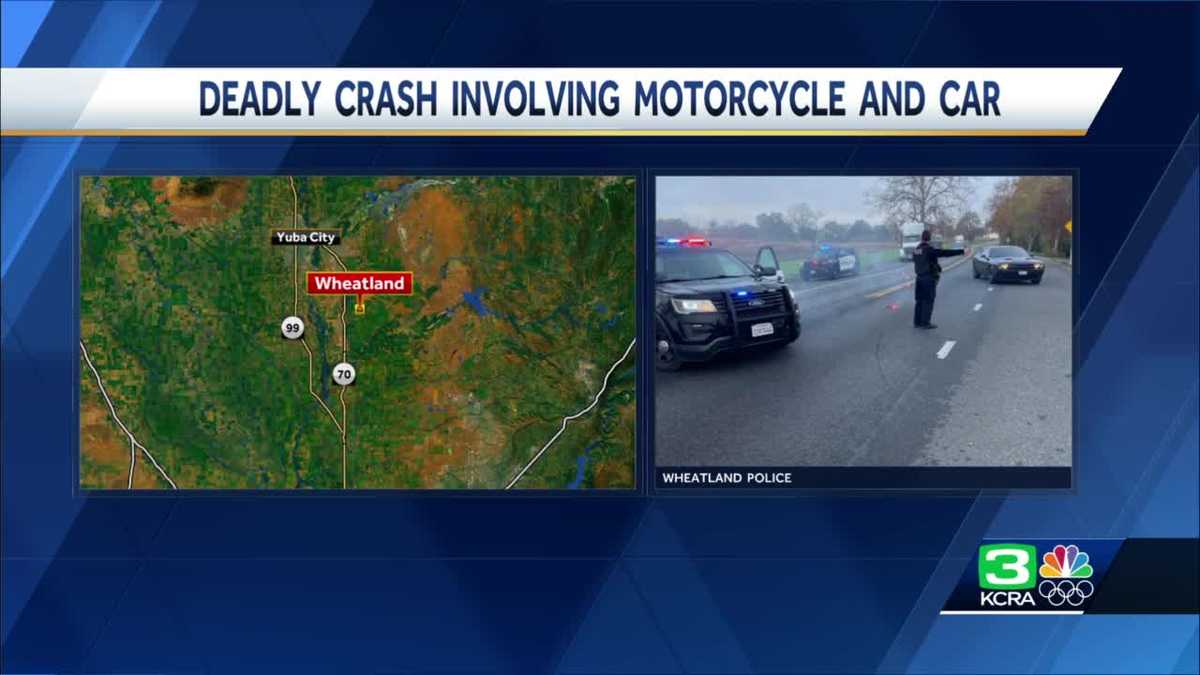 Motorcyclist involved in deadly crash near Wheatland