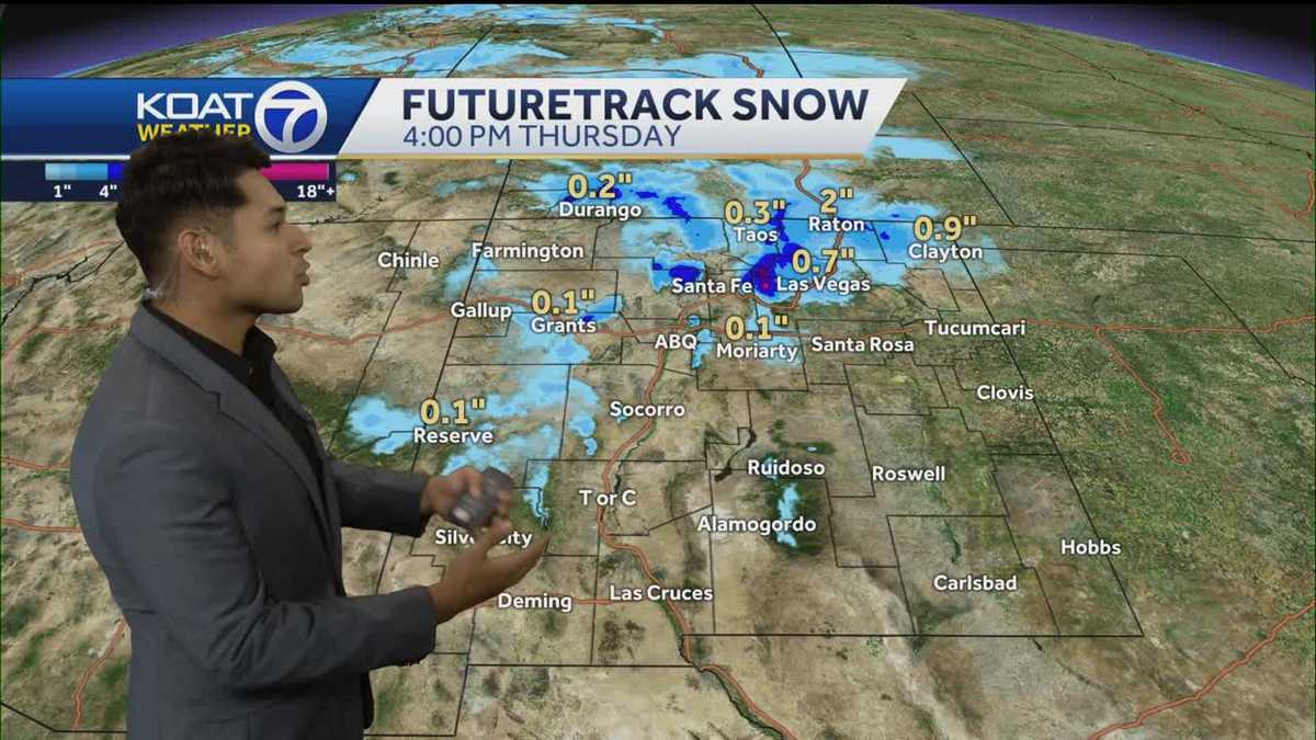 Chilly few days before winter storm takes aim for New Mexico