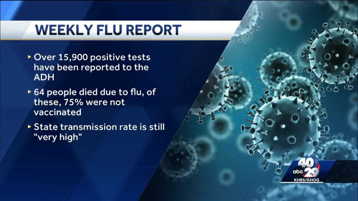 New flu report shows 19 additional deaths in Arkansas