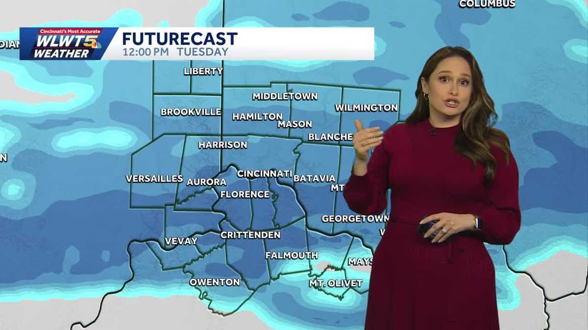 Snow chances Tuesday for Greater Cincinnati