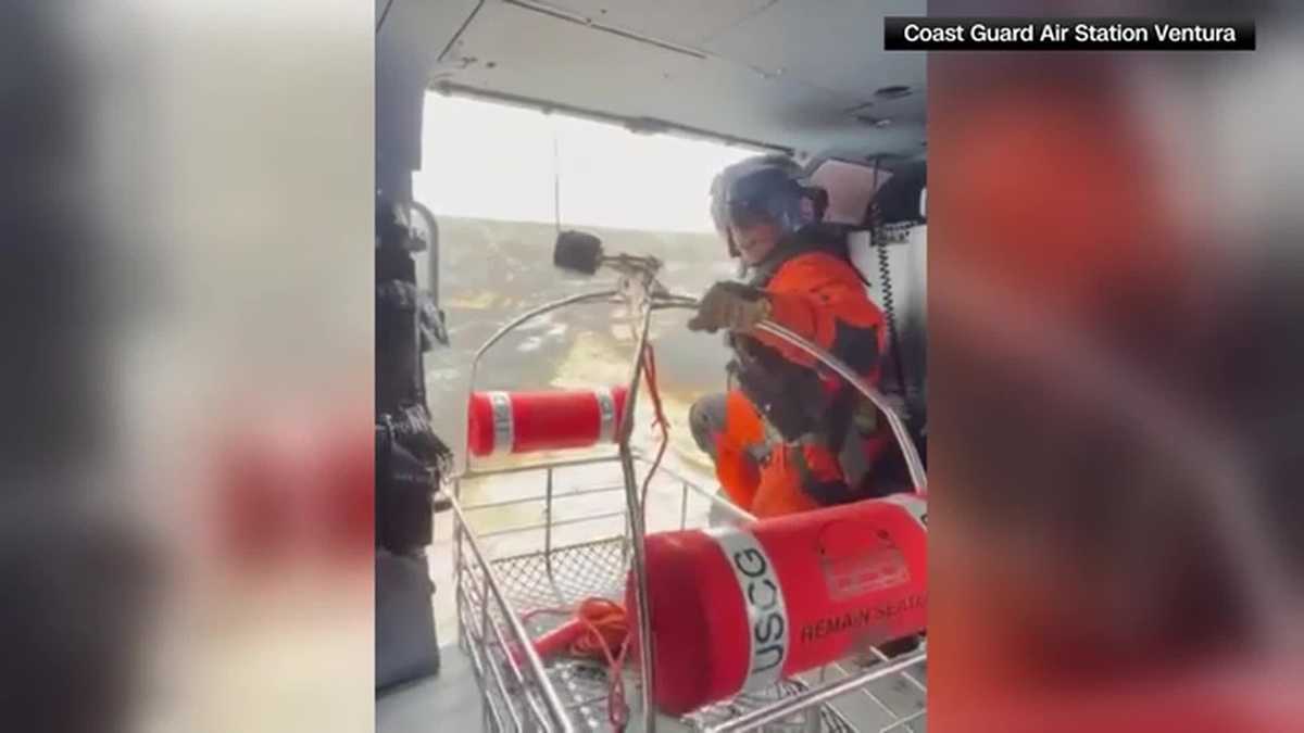 Coast Guard rescues shipwrecked man amid Santa Rosa Island fire