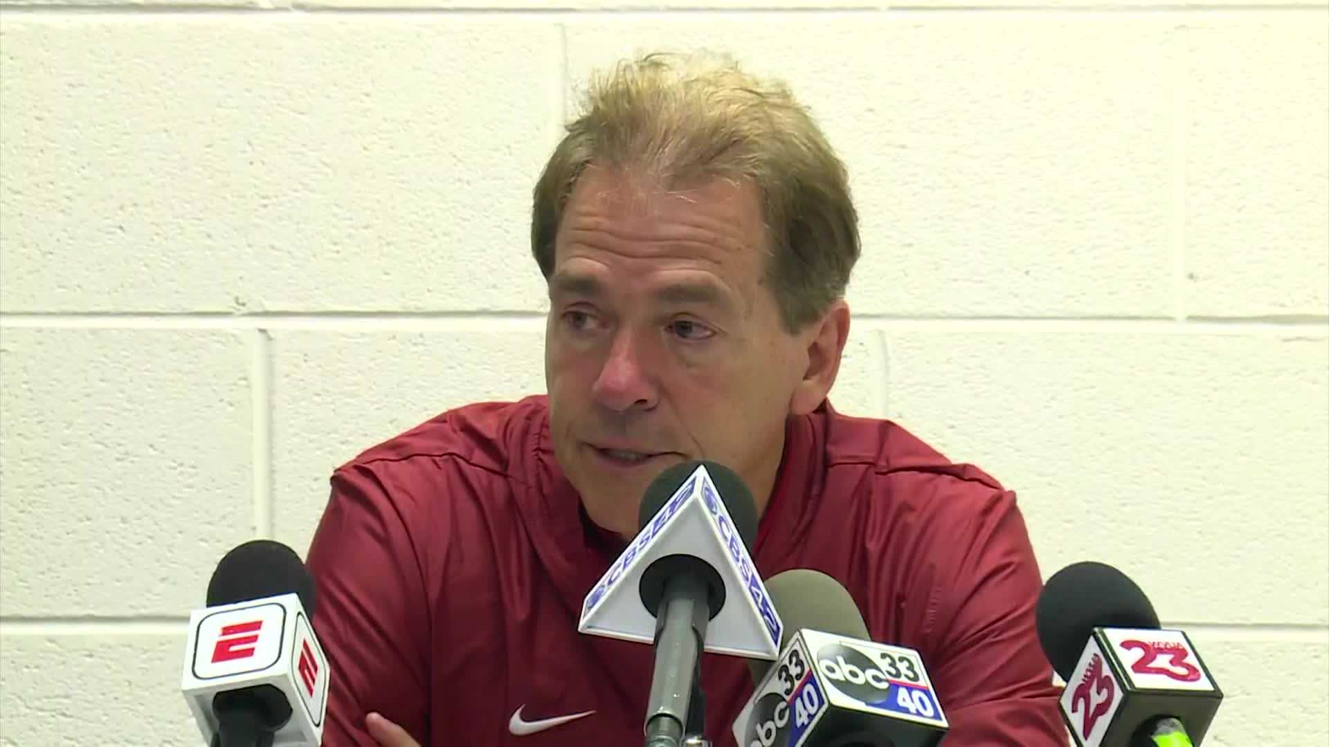 Nick Saban Postgame Press Conference Following Alabama's Win Over Tennessee