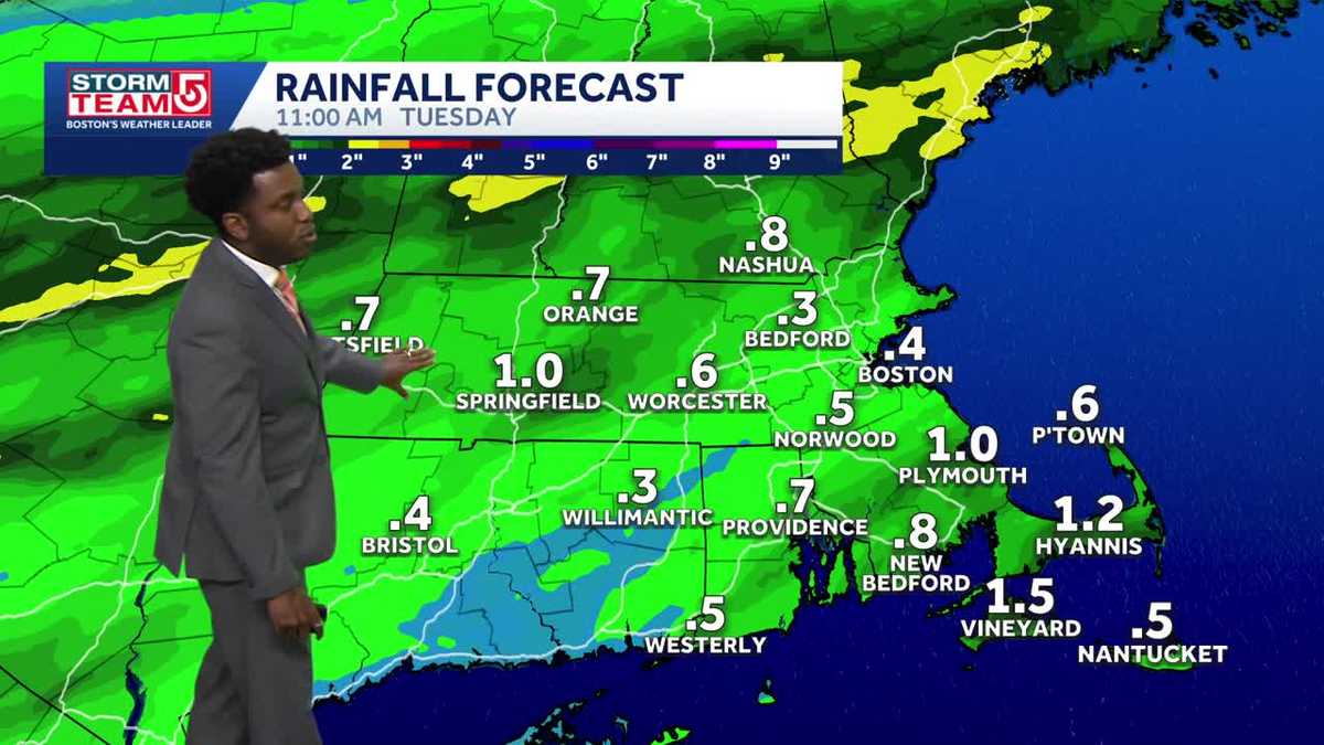 Video: Monday impact weather with rain likely