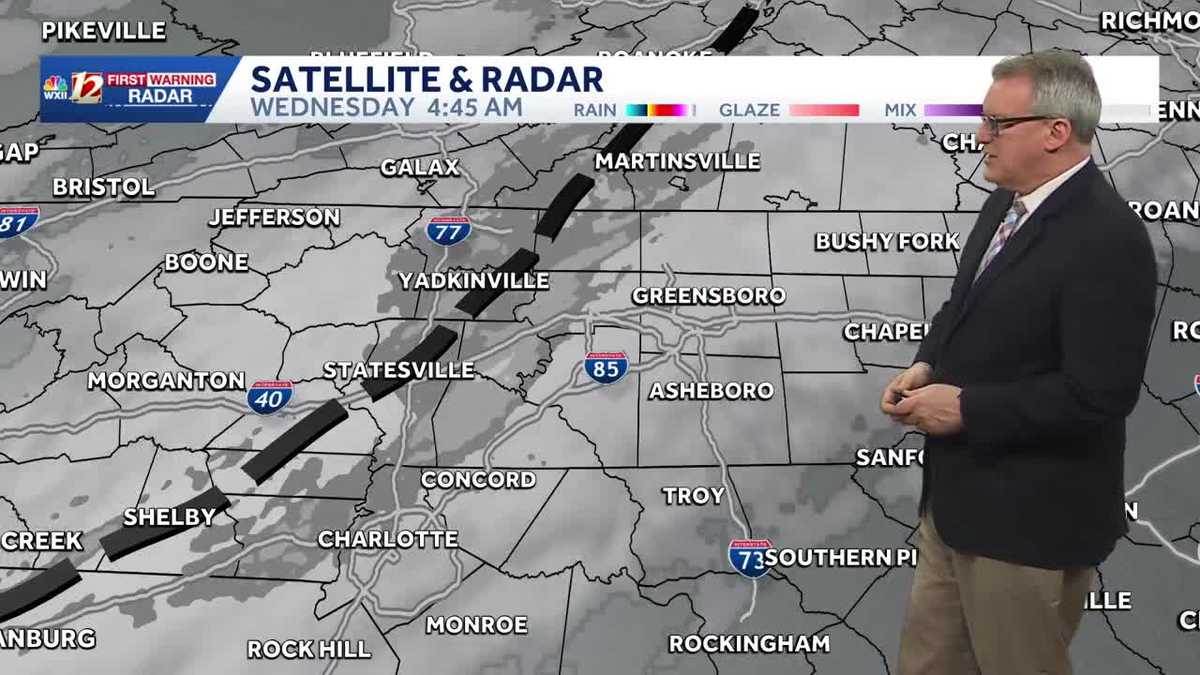 North Carolina will warm up soon, but not Wednesday