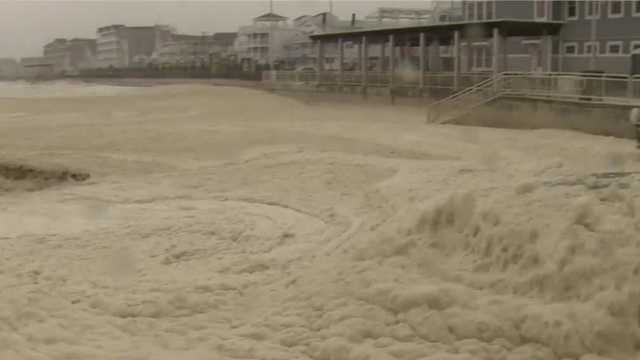 Hampton Beach high tide video as storm moves in - Vimarsana News