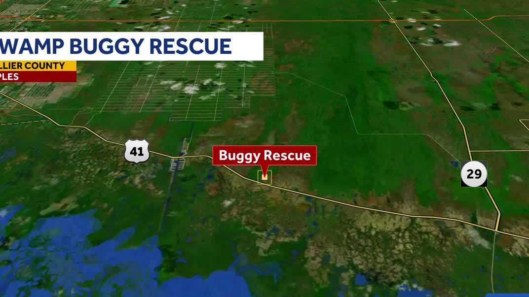 Swamp buggy fire leads to 2 recued via MedFlight in remote Collier County