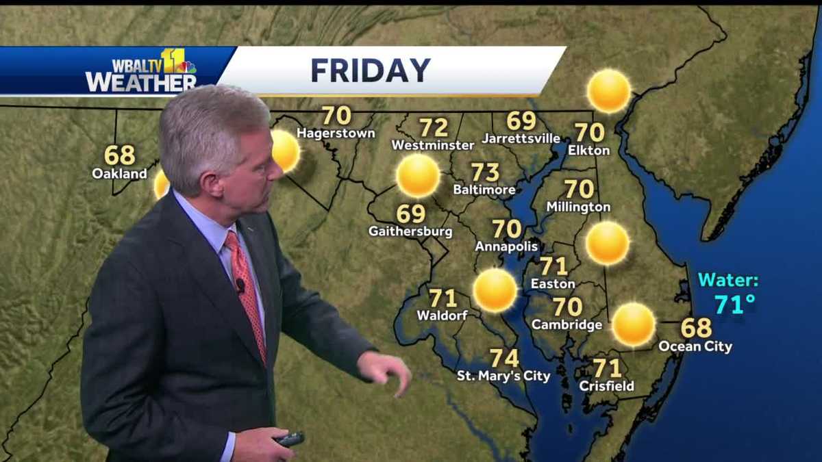 Weekend to warm up, see next chance for rain