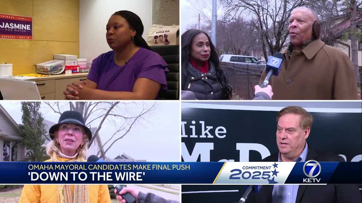 Omaha mayoral candidates make final push before primary