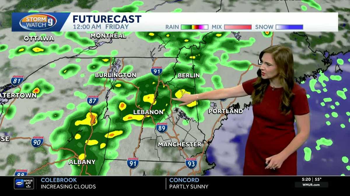 Storms possible to end the work week