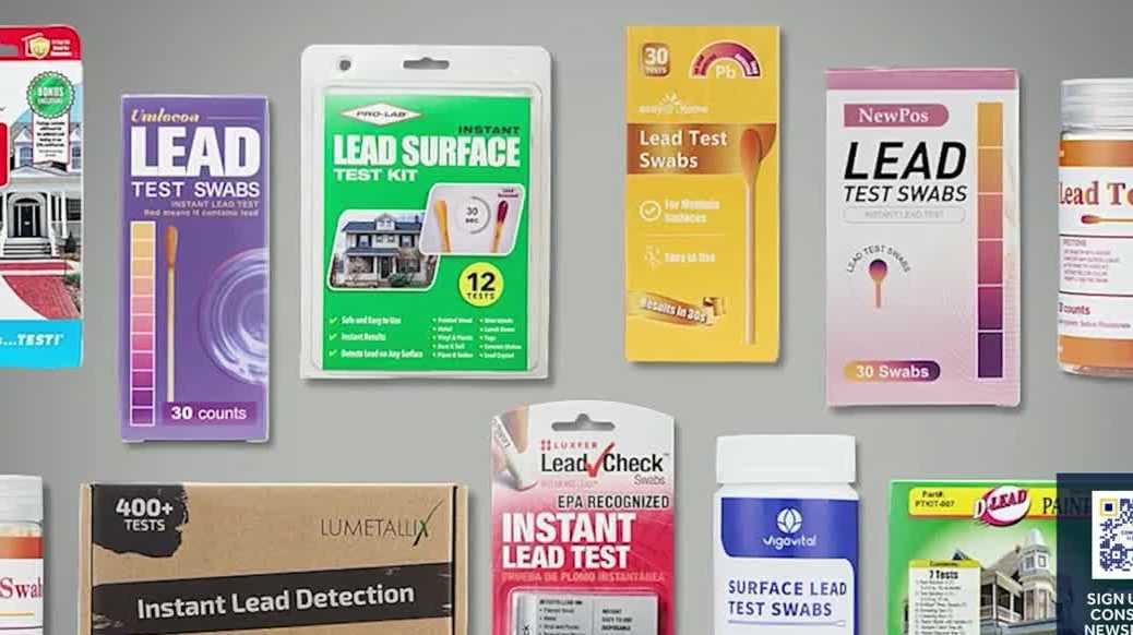 Consumer Reports finds DIY lead-testing kits may miss lower levels of lead