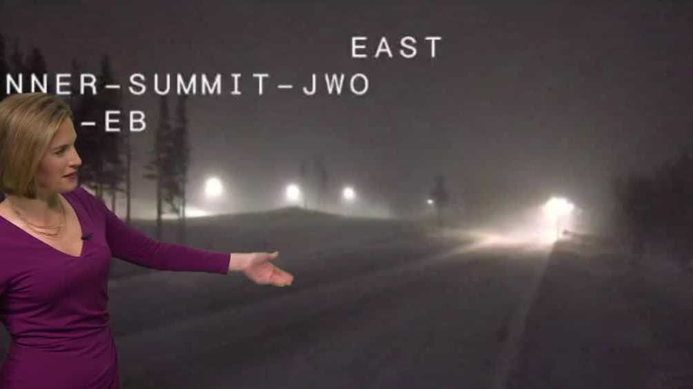 Chain controls in effect on I-80 in the Sierra