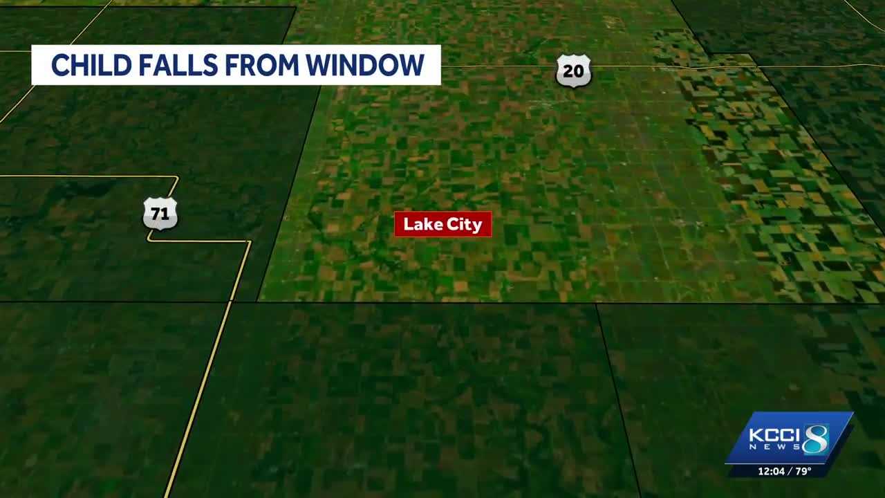 Iowa child hospitalized after falling from second-story window